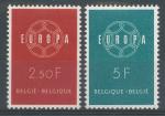 1959, Belgie Mi - **1164/5