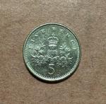 VELKÁ BRITÁNIE. 5 pence 2001
