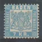 1868,  Baden Mi - *25a