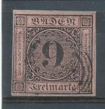 1851, Baden Mi - 4a