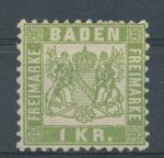 1868,  Baden Mi - *23