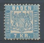 1868,  Baden Mi - *25a