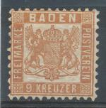 1862, Baden Mi - *20a