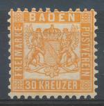 1862, Baden Mi - *22b