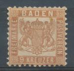 1862, Baden Mi - *20a