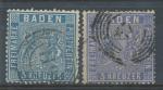 1860,  Baden Mi - 10a,b