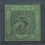 1853, Baden Mi - 6