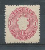 1863, Sachsen Mi - *16