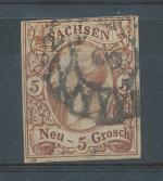 1856, Sachsen Mi - 12a