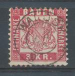 1868,  Baden Mi - 24