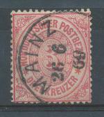 1869,  Nordd. Postbezirk Mi - 21