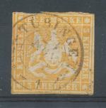 1857, Wurttemberg Mi - 7