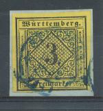 1851, Wurttemberg Mi - 2
