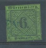 1851, Wurttemberg Mi - 3