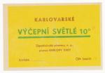 C-7/I, Karlovy Vary 10° žlutá