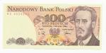 1988, 100 Zlotých s.RE UNC