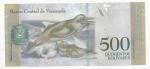 2017, 500 Boliváres Venezuela