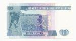 1987, 10 Intis s.A Peru UNC