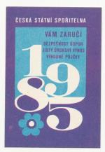 1985, Česká státní spořitelna
