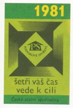 1981, Česká státní spořitelna