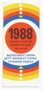 1988, Česká státní spořitelna