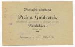 1930, Pick Goldreich Pardubice