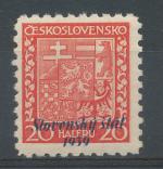 1939, Slovenský štát kat - **4  posun přetisku