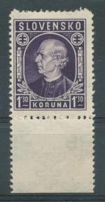 1942, Slovensko kat. **33a fialovomodrá
