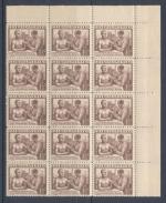 1952, Pof. **670 rohový patnáctiblok
