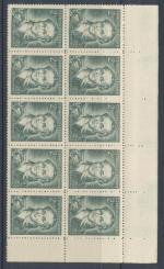1952, Pof. **678 rohový desetiblok