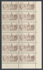 1952, Pof. **680 rohový dvanáctiblok