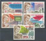 1977, SSSR Mi - 4671/5