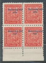 1939, Slovenský štát kat - **4  posun přetisku
