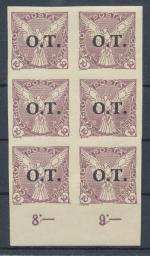 1934, Pof. OT **1, šestiblok s počítadly