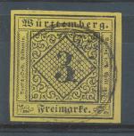 1851, Wurttemberg Mi - 2