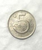 1973, Pětikoruna - 5 Kčs